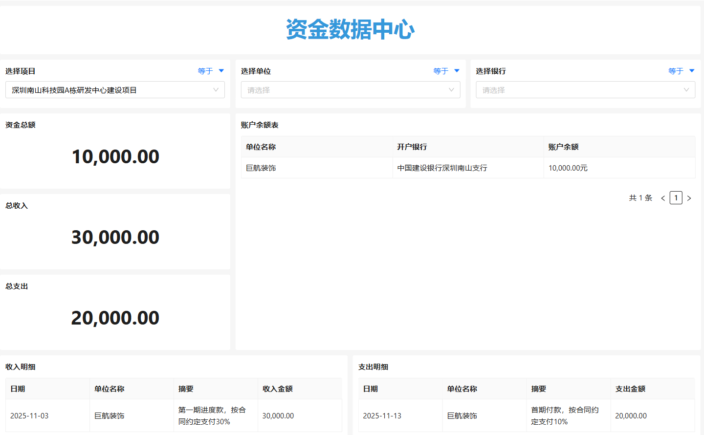 付款登记